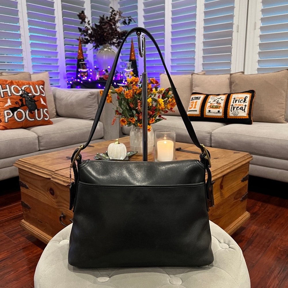 Coach Vintage Legacy Flap Leather Shoulder Bag - Picture 3 of 17